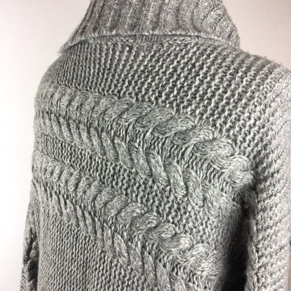 Simply Vera Vera Wong Chunky Gray Knitted Sweater - Picture 7 of 7